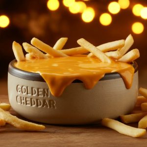 Romige cheddar kaassaus